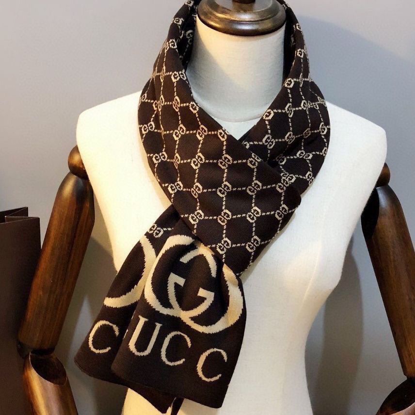 Unisex Embossed Warm Cashmere Scarf