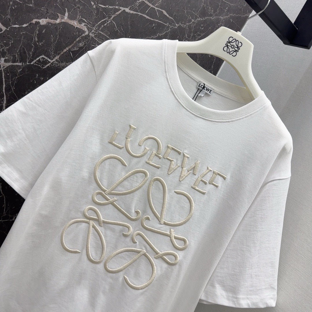 New Irregular Letter Embroidered T-shirt