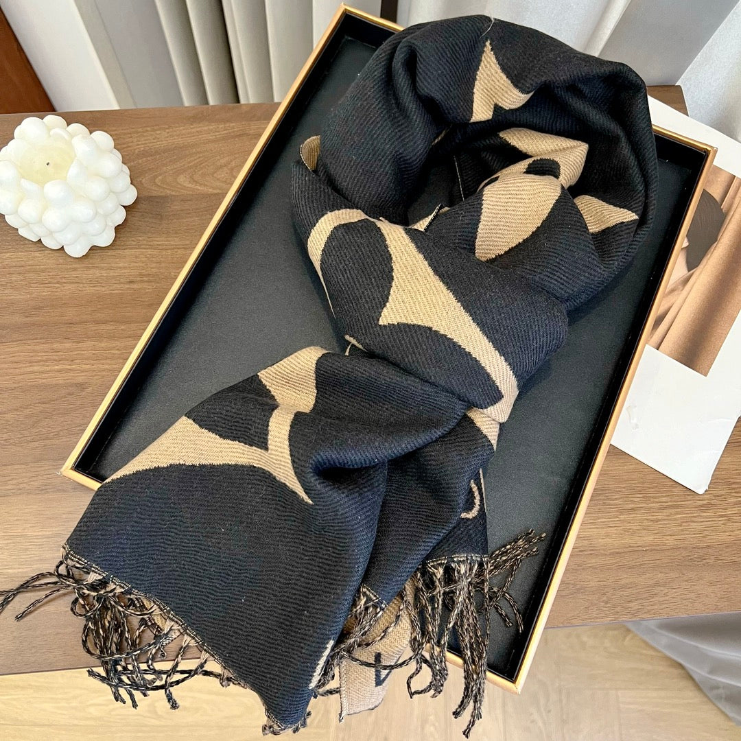 Soft Double-Sided Embossed Scarf